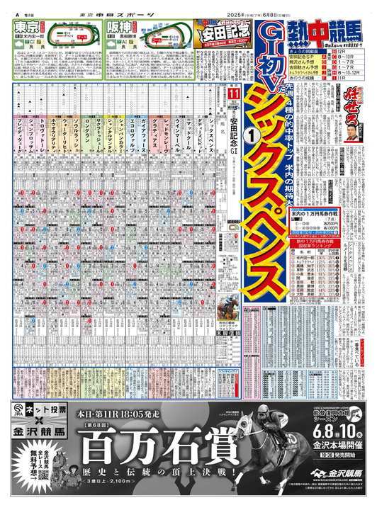 過去10年 レーシングペーパー - 競馬新聞｜JRDB 競馬アラカルト